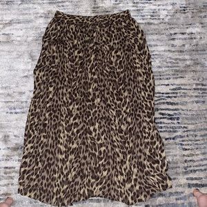 cheetah print skirt